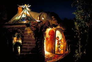 Ilan Lael Boys House at night.