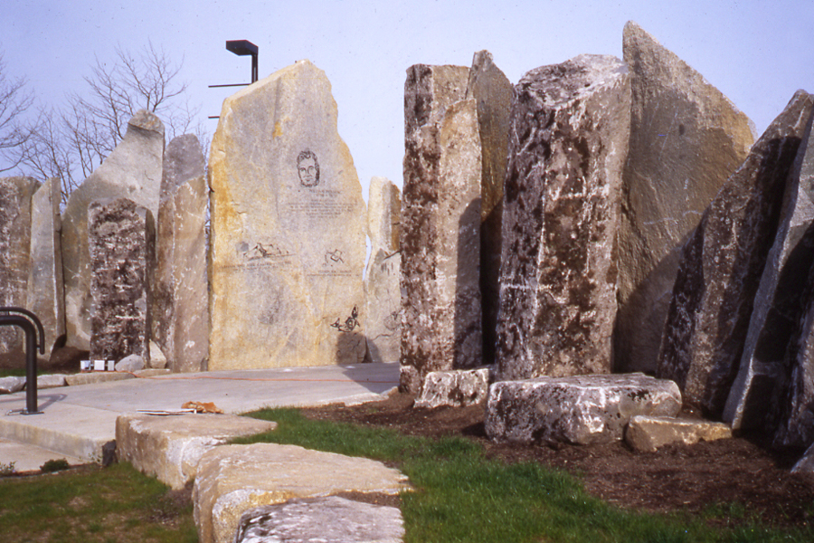 Stone details.