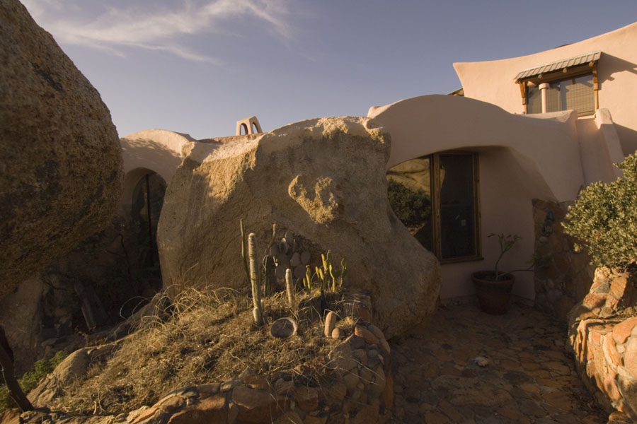 Building built into the boulders. Photo by Ryan Pennell.