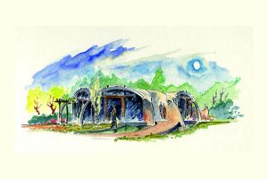 Temenos Garden rendering.