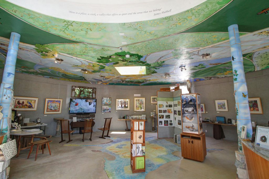 Interpretive Center Interior. Photo by Jeff Anderson.