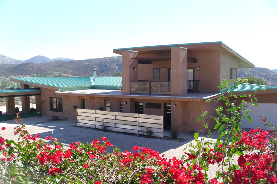 Gonzales Straw Bale Home. Photo by Alex Miller.