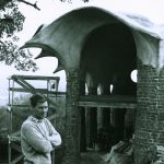 James Hubbell studio construction 1965