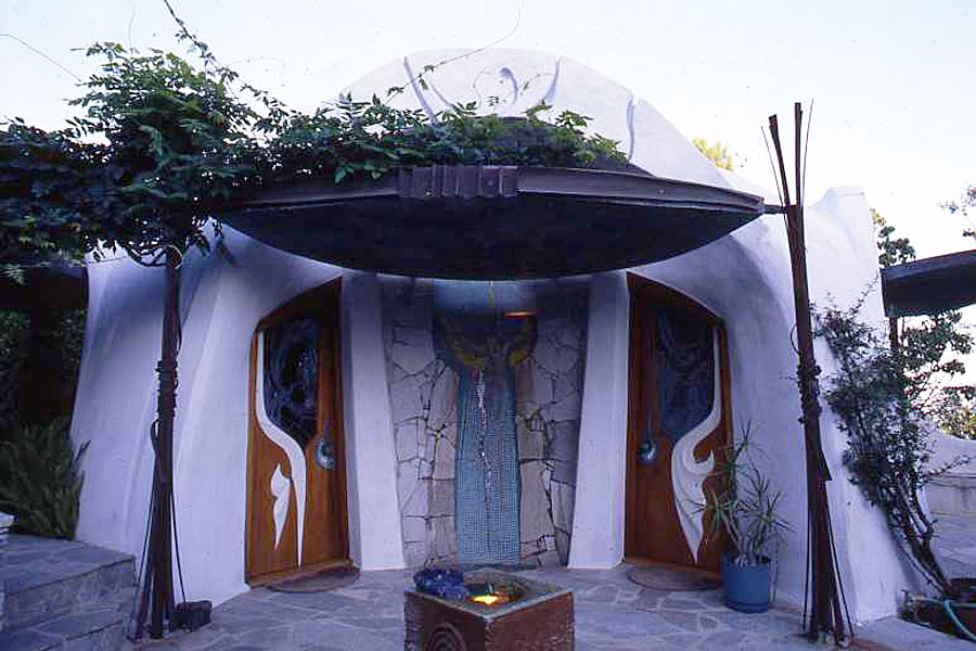 Entry area of guest house.