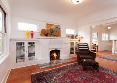 Refurbished Living Room. Photo by Robert Bruni.