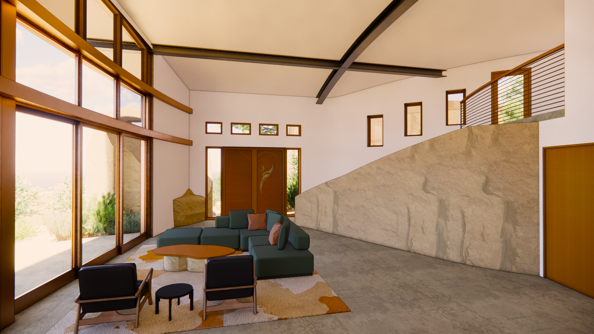 Serenity – Rendering Interior Living Room